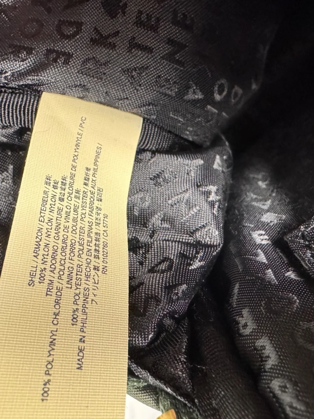 Kate Spade Olive Green Wilson Road Small Bradley Nylon Backpack